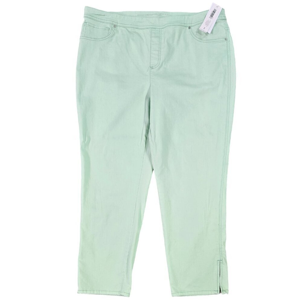 Chico's NWT Perfect Stretch Girlfriend Slim Leg Ankle Jean Gossamer Green
